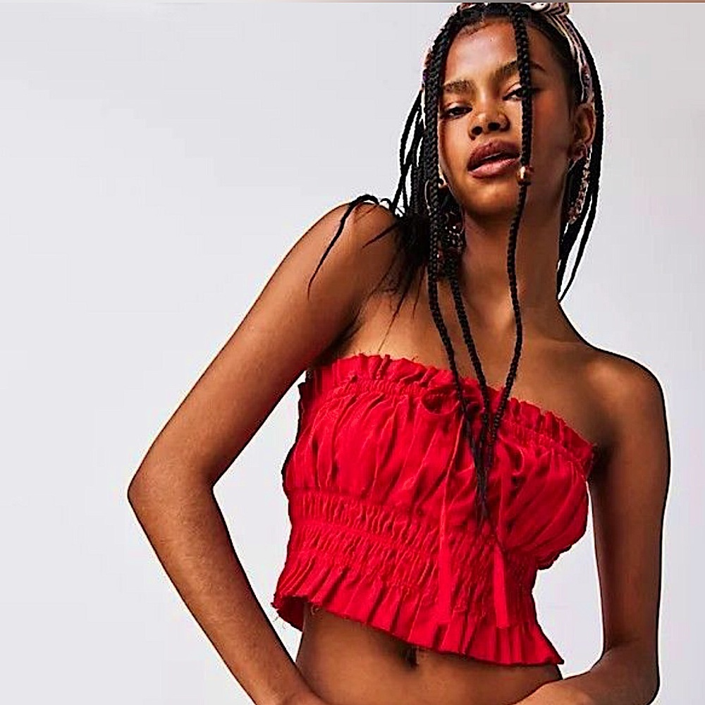 NWOT Free People All The Things Tube Top Size M